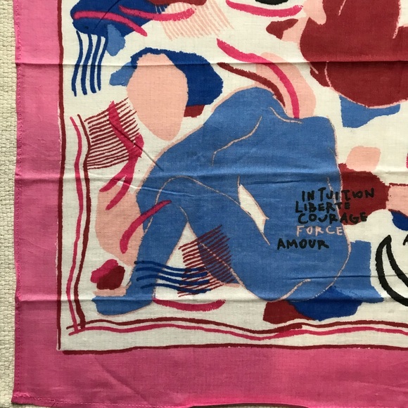 Sezane cotton French Scarf Limited Edition - Picture 6 of 12